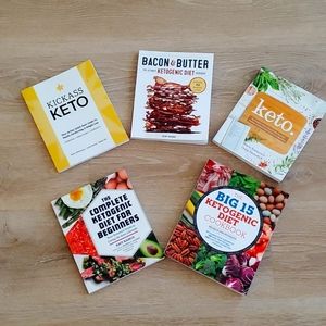 Ketogenic Diet KETO Cookbooks Lot of 5